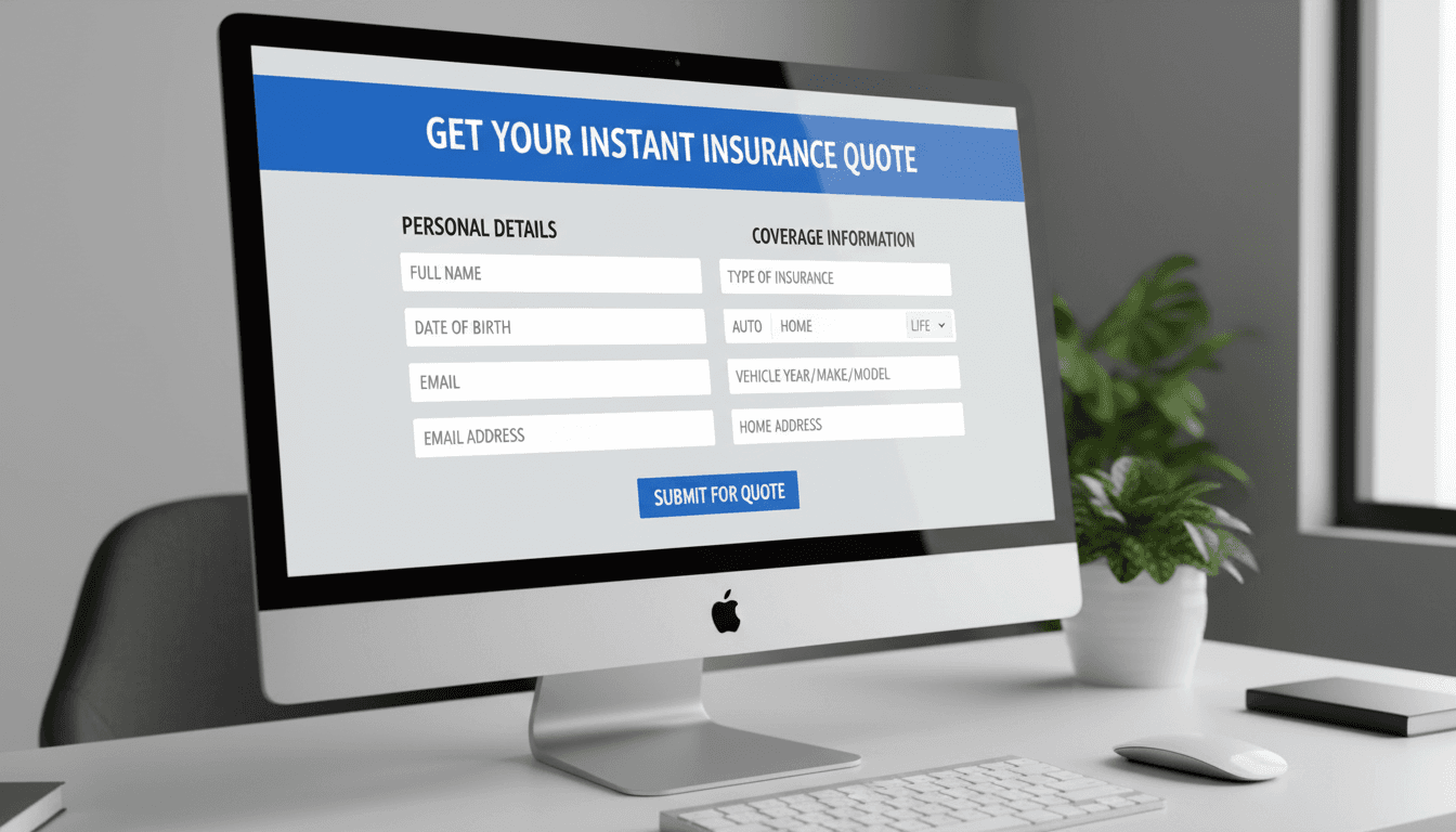 Life insurance quote request form