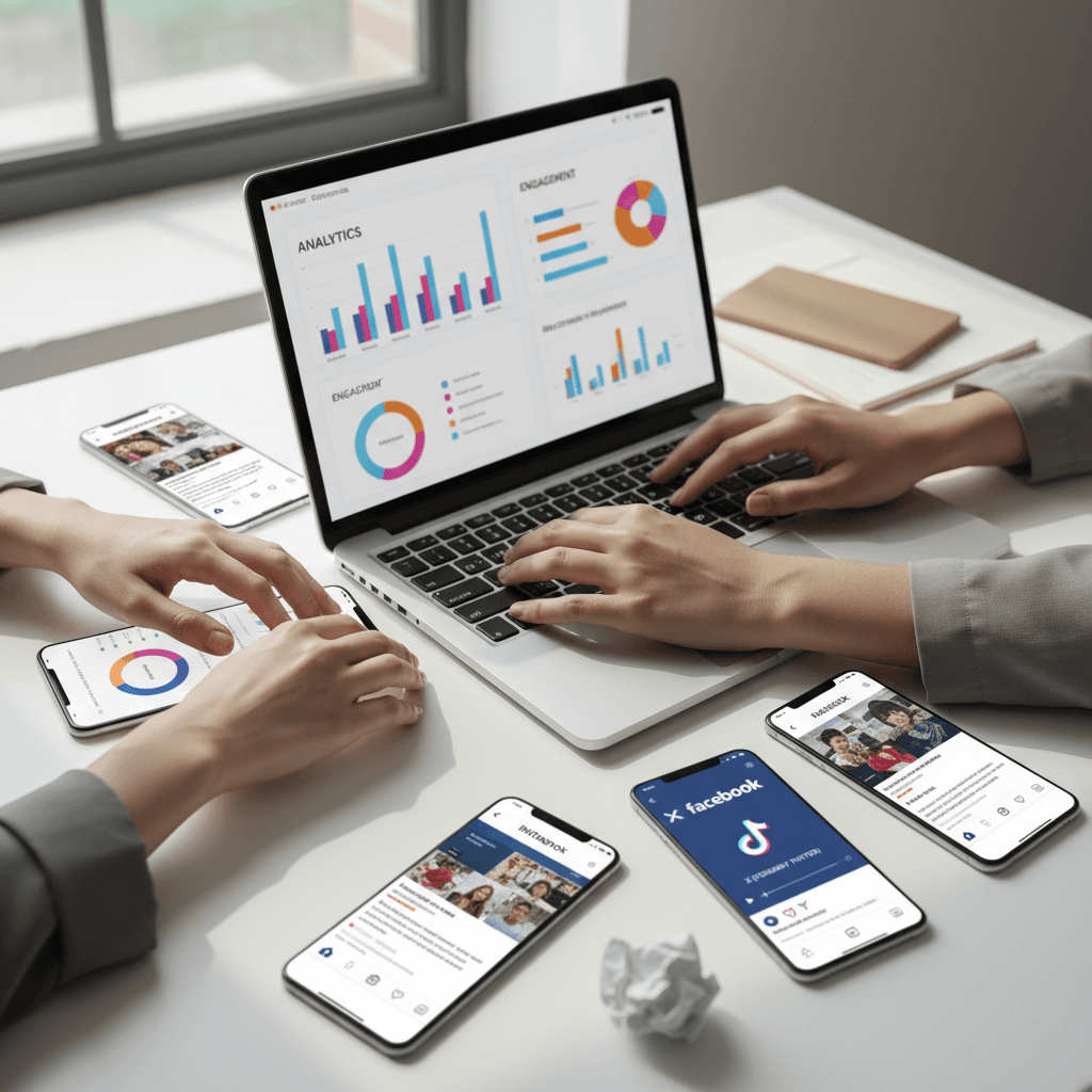 Social media content creation